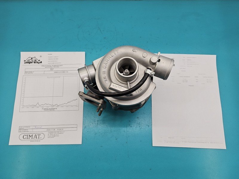 Turbosprężarka Regenerowana Alfa romeo 156 454150-6 2.4 jtd 136KM