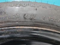 Koło zapasowe 17" dojazdowe dojazdówka Alfa romeo 159 Rozstaw śrub: 5x110, Continental, 125 mm, Profil opony: 80, Korozja na...
