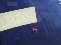 Błotnik przód prawy Vw Polo IV 9N granatowy LB5N