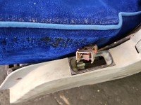 Fotel tył lewy III rząd tylny Vw Transporter T5 3 rząd