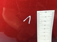 Drzwi przód lewe Toyota Yaris III 5d bordowy 3N8