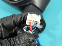 Lusterko lewe Mitsubishi Eclipse Cross rysy, 8pin, elektrycznie składane KOLOR U25 europa