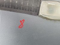 Błotnik przód prawy Kia Carnival II 05-14 srebrny