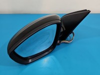 Lusterko lewe Peugeot 308 II T9 10pin (11 przewodów).rysy , składane elektrycznie KOLOR Ktvd europa