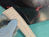 Błotnik przód prawy Skoda Roomster czarny LF9R