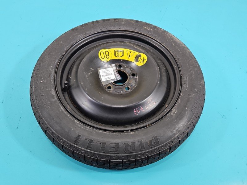 Koło zapasowe 16" dojazdowe dojazdówka Ford Focus Mk2 Rozstaw śrub: 5x108, Pirelli, 125 mm, Profil opony: 85, 125/85/R16... Koło zapasowe 16" dojazdowe dojazdówka Ford Focus Mk2 Rozstaw śrub: 5x108, Pirelli, 125 mm, Profil opony: 85, 125/85/R16...