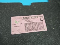 Tapicerka bagażnika prawa boczek Peugeot 308 II T9 98217877ZD, 206922D01, 9802262680