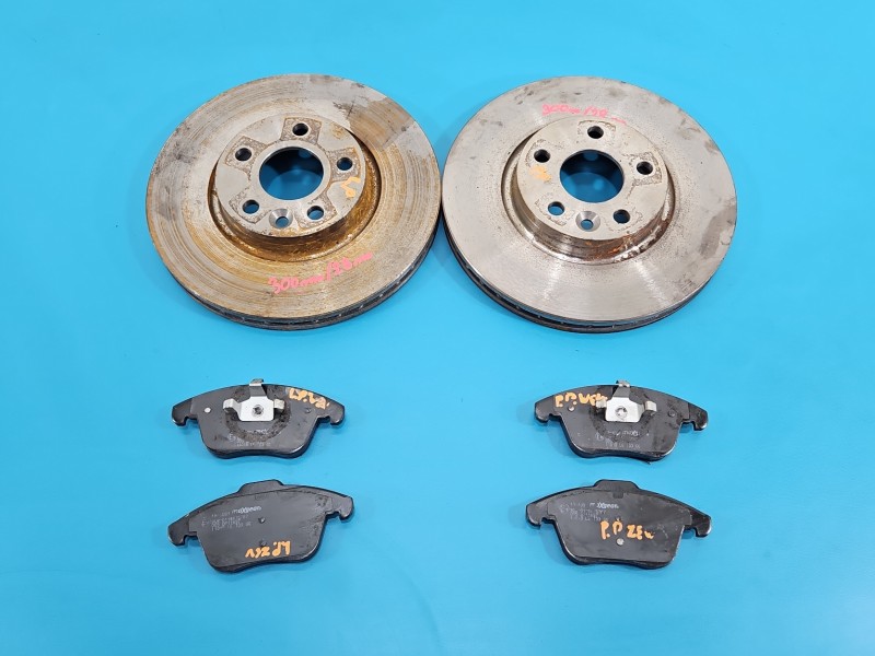 Tarcze hamulcowe przód klocki Ford S-max I MK1 2.0 TDCI Producent części: FORD, 300/28mm