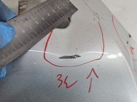 Maska przednia Opel Antara srebrny GAN