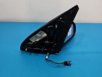 Lusterko prawe Ford Focus Mk1 malowana, elektryczny, 5pin (6 przewodów). Rysy, odpryski na obudowie. Uszkodzona wtyczka. europa
