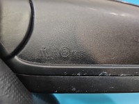Lusterko lewe AUDI A4 B8 elektryczny, Europejska, Kod lakieru: LZ7L, 14+2 pin składane elektrycznie, pęknięta obudowa europa