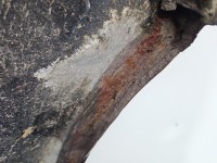 Błotnik przód lewy Toyota Corolla E11 bordowy 3N8