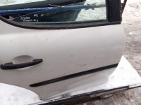 Drzwi tył prawe Peugeot 207 HB 5d biały