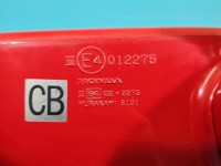 Lusterko lewe pin Honda Jazz II HB 5d kolor czerwony europa