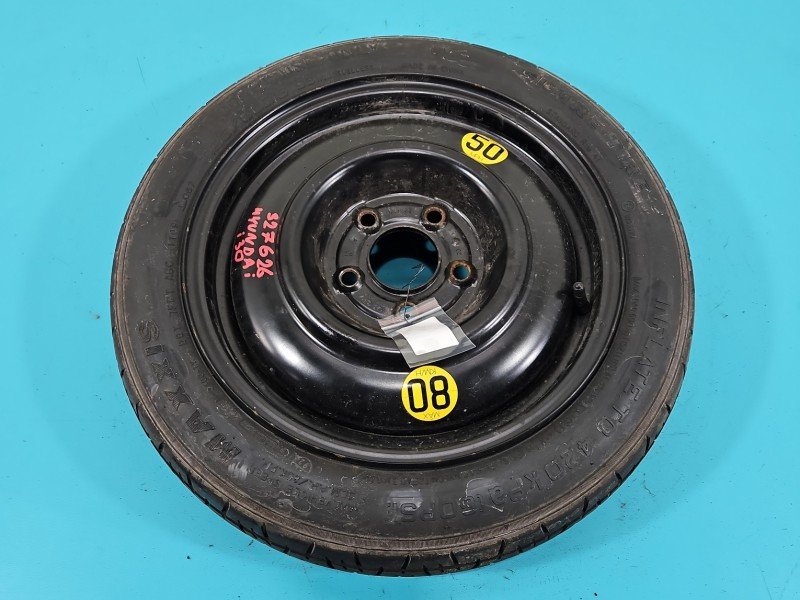 Koło zapasowe 15" dojazdowe dojazdówka Hyundai I30 I 07-12 5x114.3, Maxxis, 125/80 5x114,3 4J et30 MAXXIS 2009R Koło zapasowe 15" dojazdowe dojazdówka Hyundai I30 I 07-12 5x114.3, Maxxis, 125/80 5x114,3 4J et30 MAXXIS 2009R
