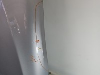 Maska przednia MERCEDES W176 POLAR SILVER - METALLIC PAINT (761U)