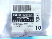 Komputer Toyota Corolla E12 89666-02110, MB1758005221, 1758005221 2.0 d4d