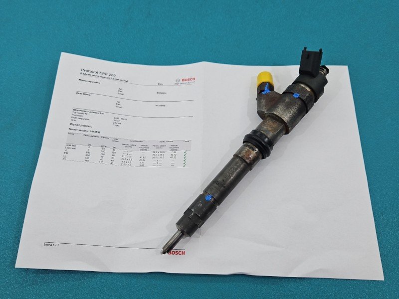 TESTOWANY Wtryskiwacz Fiat Ducato II 0445120011 2.3 jtd TESTOWANY Wtryskiwacz Fiat Ducato II 0445120011 2.3 jtd