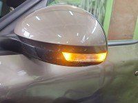 Lusterko lewe pin Skoda Yeti HB brązowy LF8N 5d europa