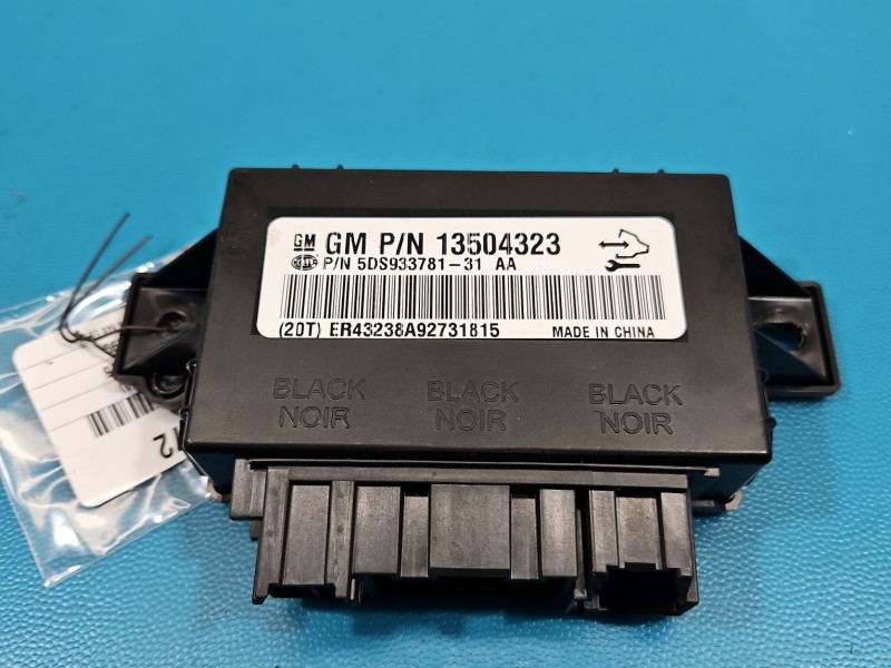 Sterownik moduł Producent części: OPEL, Europejska, FOTELA PL Opel Astra IV J 13504323