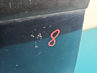 DRZWI PRZÓD LEWE KIEROWCY Vw Passat B5 5d LC5F niebieskoszary