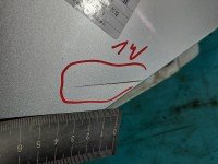 Błotnik przód prawy Mitsubishi Colt Z30 VI 04- srebrny 21H