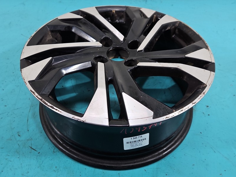 Felga aluminiowa 17" Peugeot 2008 II alufelga Szerokość felgi: 6.5", Rozstaw śrub: 4x108, Odsadzenie (ET): 32, PEUGEOT,...