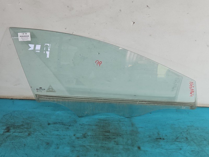 Szyba drzwi przód prawa Hyundai Elantra V 10-16 sedan