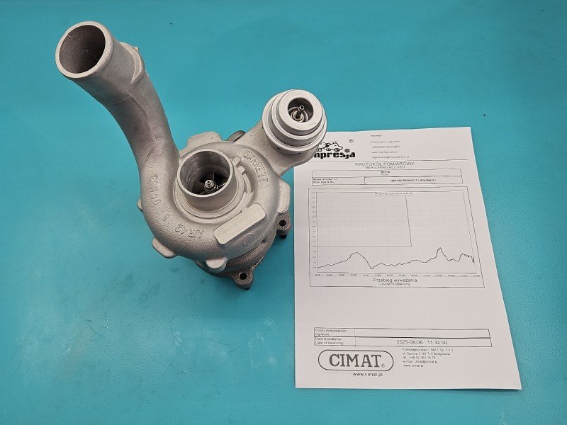 Turbosprężarka Regenerowana Renault Laguna II 717345-3, HC465706, H106052/6200091350 1.9 dci 101KM Turbosprężarka Regenerowana Renault Laguna II 717345-3, HC465706, H106052/6200091350 1.9 dci 101KM