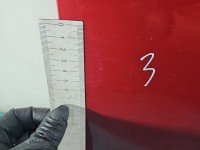 DRZWI PRZÓD PRAWE PASAŻERA Dacia Sandero II 12-20 5d bordowy TEB76