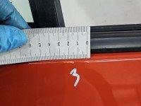 Drzwi tył prawe Opel Corsa F HB 5d pomarańczowy KVH
