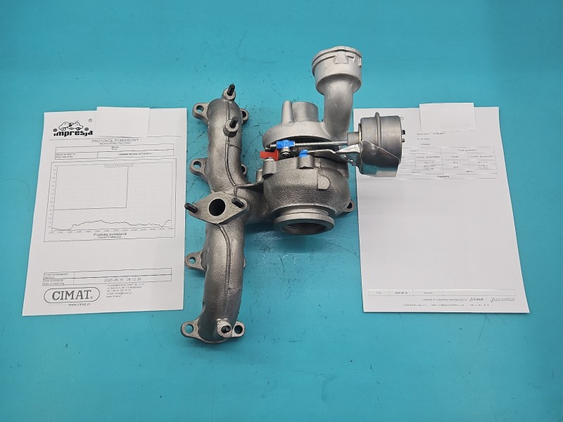 Turbosprężarka Regenerowana Skoda Octavia II 1.9 tdi 105KM BV39A-0022, 54399700022, 54399880022