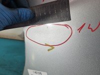 Błotnik przód lewy Toyota Yaris I srebrny 1E7