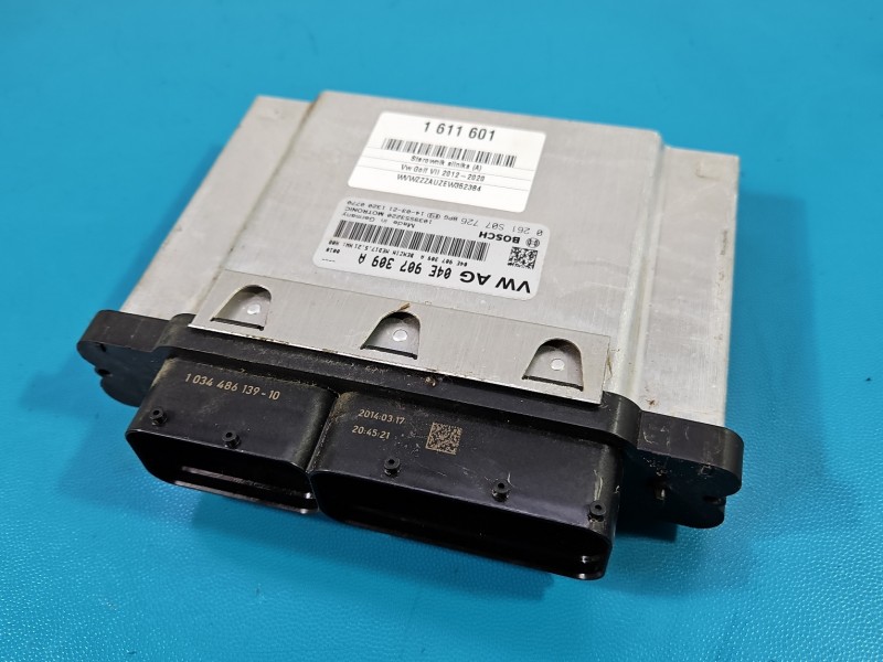 Komputer Sterownik silnika Vw Golf VII 1.4 TSI 04E907309A, 0261S07726