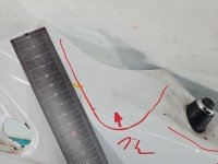 Błotnik przód prawy Dodge Caravan V 07-20 bialy PW7