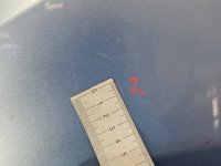 Błotnik przód lewy Honda Jazz II błękitny B506M