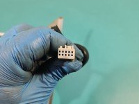 Lusterko lewe pin Mercedes CLS C219 W219 sedan 4d kolor srebrny 775U IRIDIUM SILVER - METALLIC FINISH C775 europa