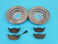 Tarcze hamulcowe przód klocki Audi A3 8P 1.6 FSI Producent części: Audi, 280/22 + klocki