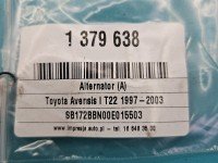 TEST Alternator Toyota Avensis I T22 27060-28060 2.0 VVTi