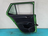 Drzwi tył lewe Skoda Fabia III HB 5d zielony LF6Z