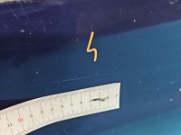 Drzwi tył prawe Vw Polo IV 9N HB 5d granatowy LB5N