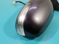 Lusterko lewe Toyota Corolla E15 elektryczny, Europejska, Kod lakieru: 1G3, elektrycznie składane, przetarcie na kierunku,...