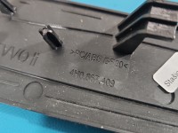 Listwa dekor deski AUDI A8 D4 4H 4H0867420, 4H0867419, 4H0867410 Europejska, 9szt, Odprysk na listwie ozdobnej tunelu, rysy. KPL