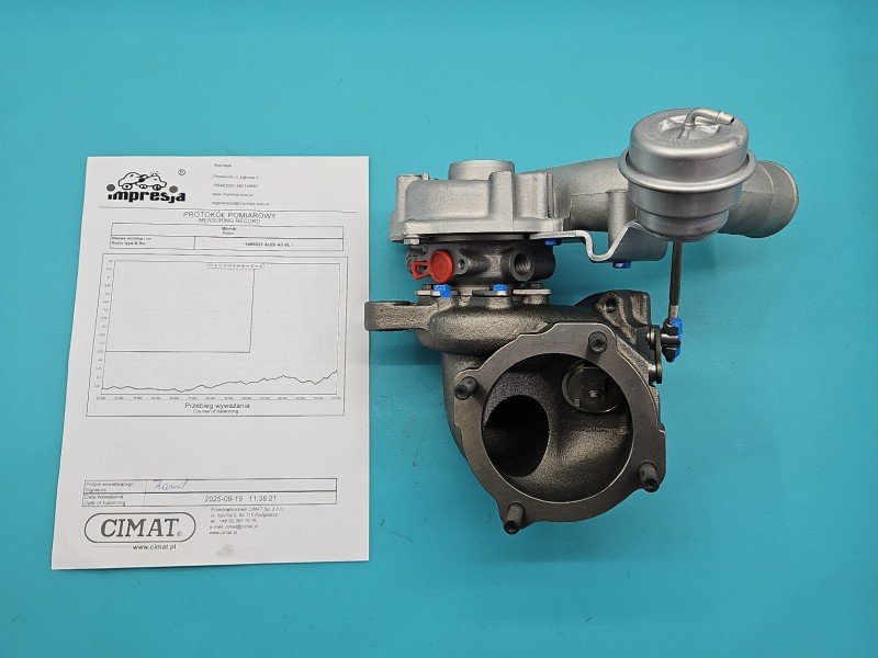 Turbosprężarka Regenerowana Audi A3 8L K03-026, 53039700026, 53039880026 1.8 T 150KM