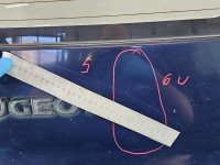 Drzwi tył lewe Peugeot Partner I HB 5d granatowy