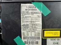 Radio fabryczne Toyota Auris I 86120-02520 radioodtwarzacz
