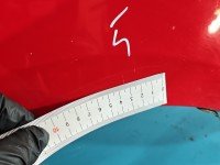 Błotnik przód lewy Kia Picanto I czerwony