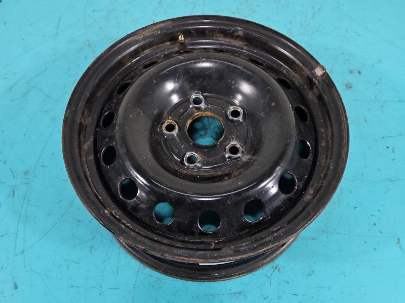 Felga stalowa 15" Skoda Octavia II R15 5X112 ET43 6J, korozja od wewnątrz Felga stalowa 15" Skoda Octavia II R15 5X112 ET43 6J, korozja od wewnątrz