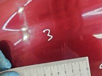 Błotnik przód lewy Mitsubishi Space star bordowy