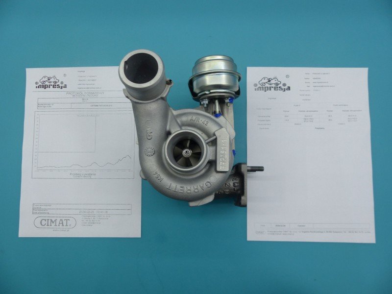 Turbosprężarka Regenerowana Fiat Doblo I 777251-1, 55214061 1.9 jtd 120KM